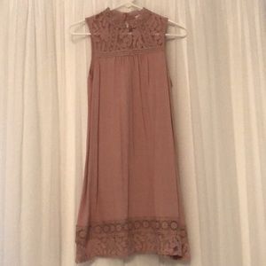 Mauve sleeveless dress
